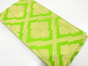 アンティーク　松皮菱に花模様織り出しリバーシブル子供帯（材料）